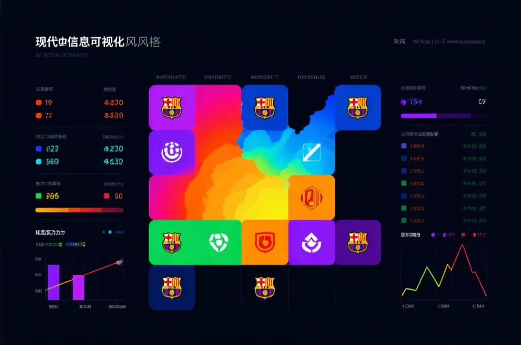 足球数据热力图与小组实力对比图